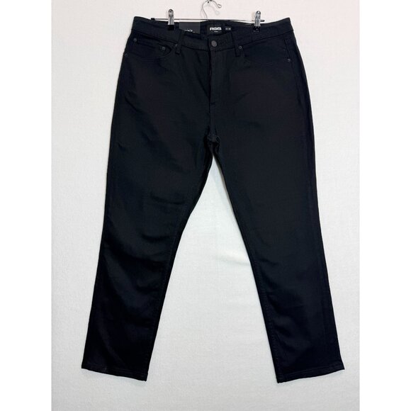 RSQ Black Slim Taper Jeans W36 L30 Mens Casual Denim Pants - Picture 2 of 12